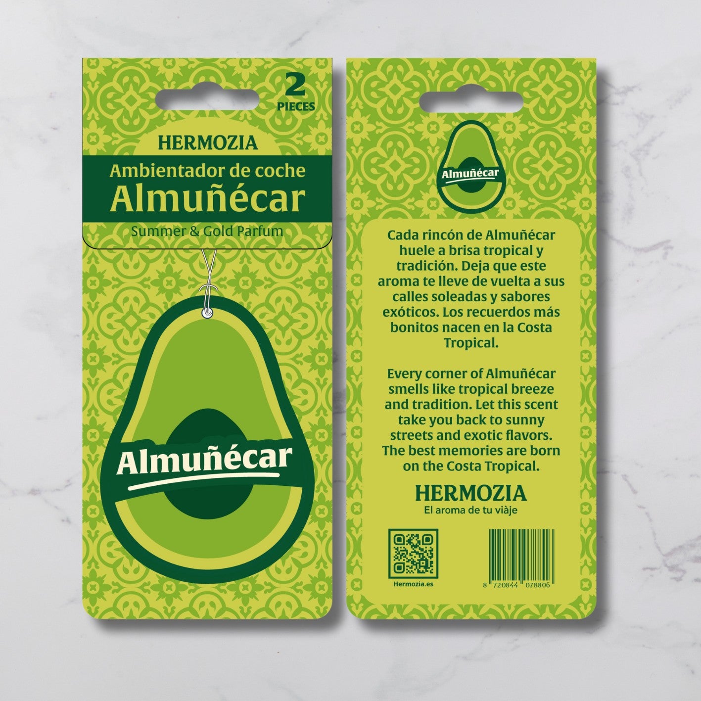 Colgadores aromáticos – Almuñécar (pack de 2 unidades)