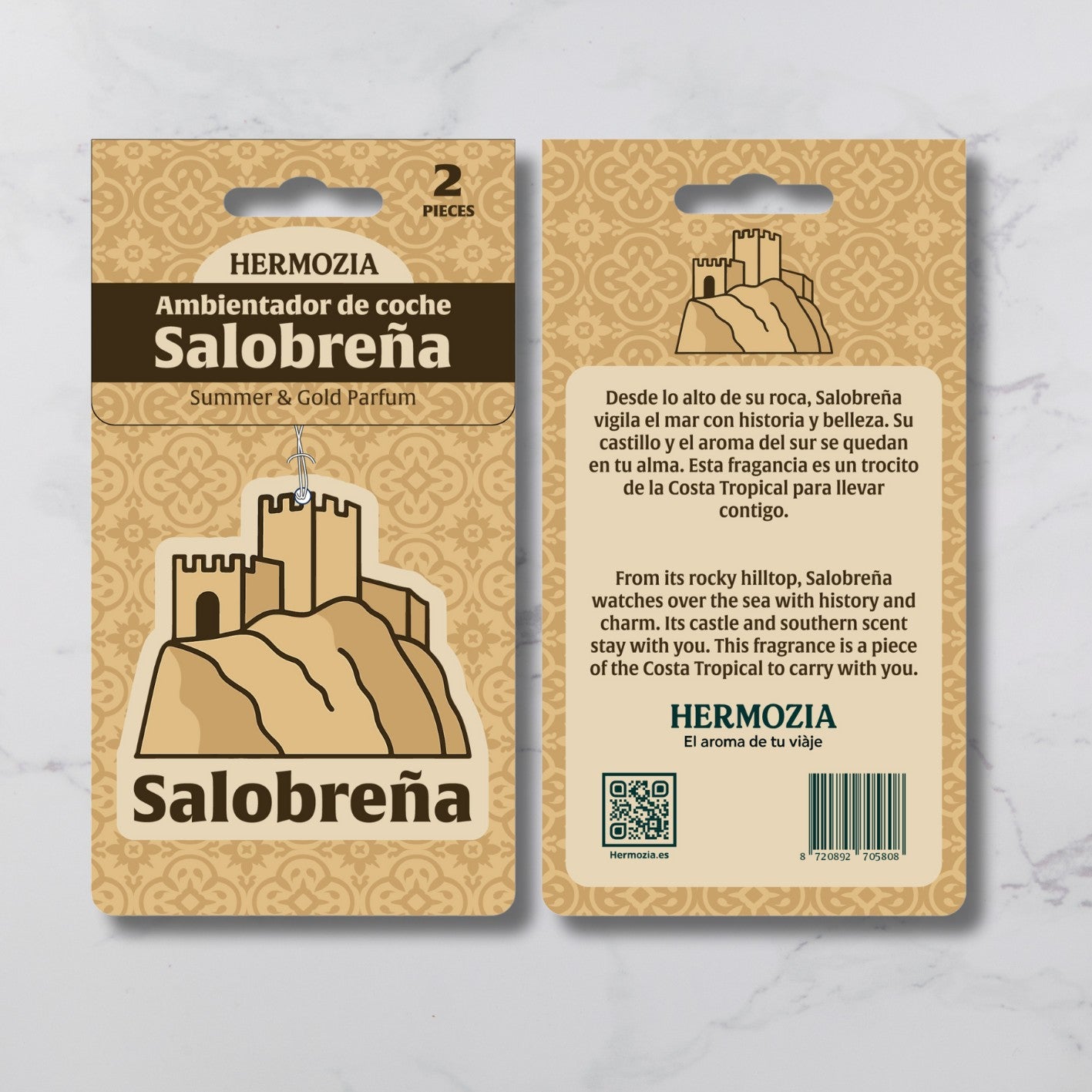 Colgadores aromáticos – Salobreña (pack de 2 unidades)